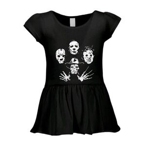 Kings Of‎ Horror - Horror Slasher Halloween Infant/Toddler Dress SKUK070